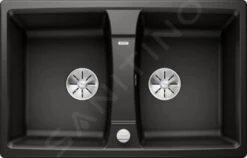 Blanco Lexa 8 - Évier En Silgranit, 780x500 Mm, Avec Commande De Vidage, Noir 525905