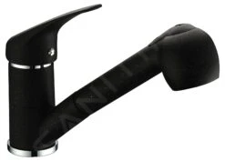 Alveus AM - Mitigeur D'évier Avec Douchette Extractible, Carbone 1100397