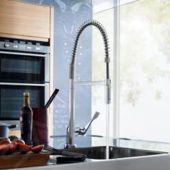 Axor Citterio - Mitigeur D’évier Semi-Pro Avec Douchette Extractible, Chrome 39840000 -Cuisine Articles Magasin 9d52e980eb6ad41b2b228538