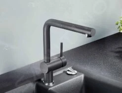 Blanco Linus S - Robinetterie D’évier Avec Douchette Extractible, Anthracite 516688 -Cuisine Articles Magasin 9f84e70cc8731ffd0ffd04e6