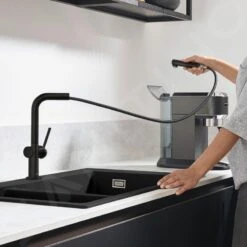 Hansgrohe M54 - Mitigeur D’évier Talis Avec Douchette Extractible, SBox, Noir Mat 72809670 -Cuisine Articles Magasin a022e247b2a8d07efd0ce303