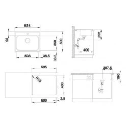 Blanco Lemis 6 - Évier, 615x500 Mm, Inox Brossé 525108 6 Blanco Lemis 6 - Évier, 615x500 Mm, Inox Brossé 525108 -Cuisine Articles Magasin a0f72e19b461cf609dd4f8f1