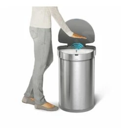 Simplehuman Poubelles - Poubelle Sans Contact Avec Commande De Mouvement , 45 L, Inox Brossé ST2009 27 Simplehuman Poubelles - Poubelle Sans Contact Avec Commande De Mouvement , 45 L, Inox Brossé ST2009 -Cuisine Articles Magasin a13d94236f12cac3f848286c