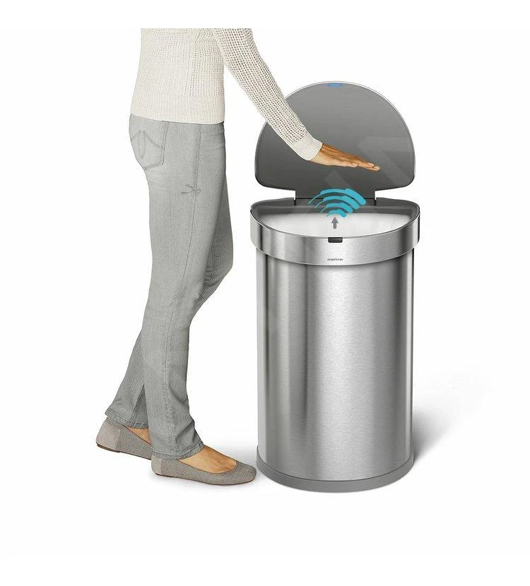 Simplehuman Poubelles - Poubelle Sans Contact Avec Commande De Mouvement , 45 L, Inox Brossé ST2009 15 Simplehuman Poubelles - Poubelle Sans Contact Avec Commande De Mouvement , 45 L, Inox Brossé ST2009 – Image 13