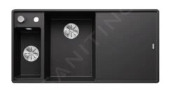 Blanco Axia III 6 - Évier En Silgranit, 990x500 Mm, Avec Commande De Vidage Et Accessoires, InFino, Anthracite 524663