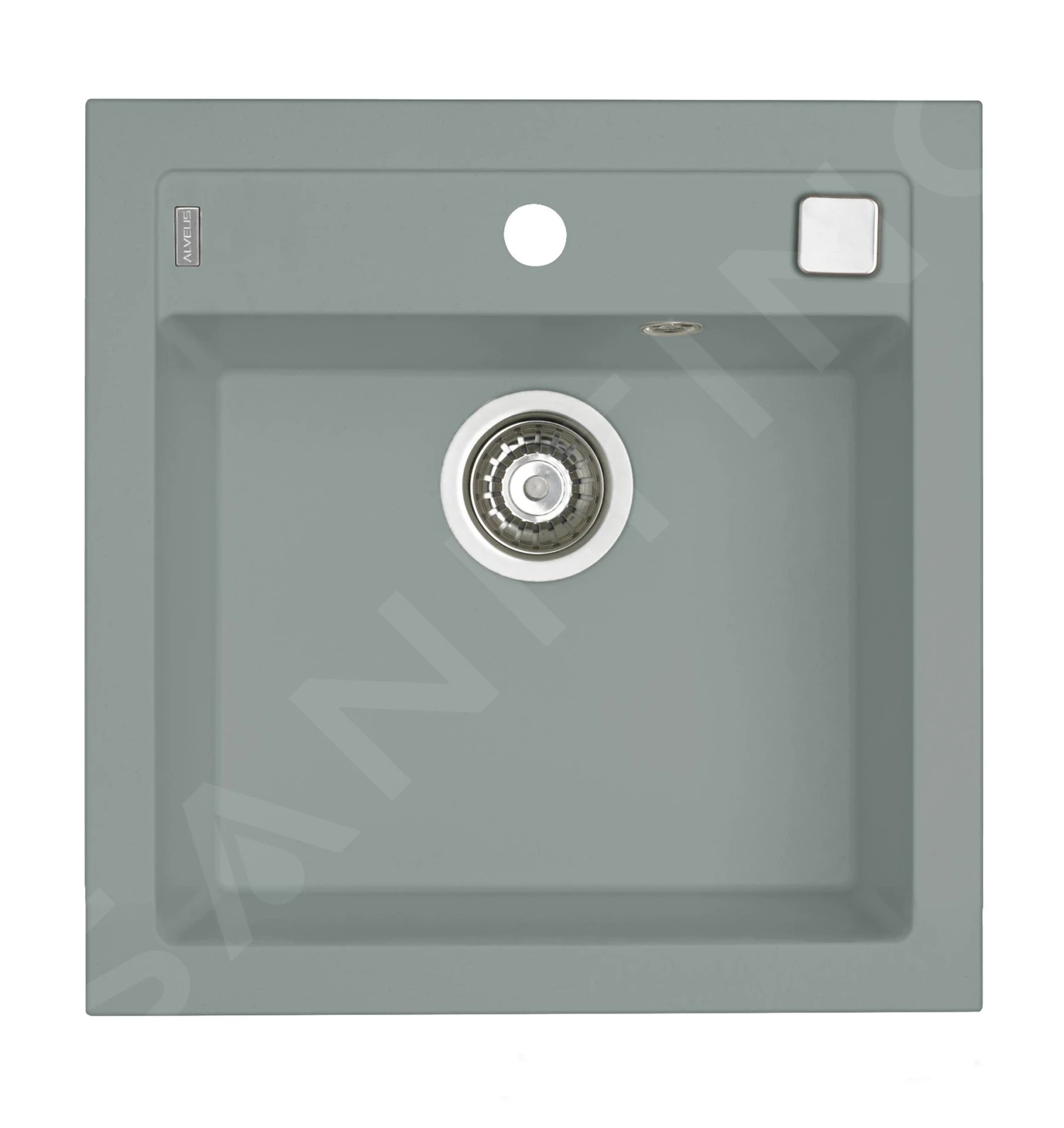 Alveus Formic - Évier En Granit 520x510 Mm, Avec Commande De Vidage, Concrete 1124319 3 Alveus Formic - Évier En Granit 520x510 Mm, Avec Commande De Vidage, Concrete 1124319