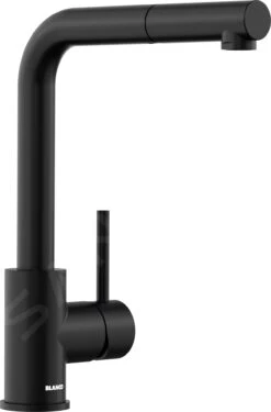 Blanco Mila S - Mitigeur D&apos;évier Avec Bec Extractible, Noir Mat 526660