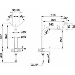 Blanco Vonda - Mitigeur D’évier, Chrome 518434 -Cuisine Articles Magasin a31c835ab2b7ee1807c23142