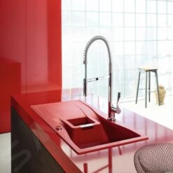 Axor Citterio - Mitigeur D’évier Semi-Pro Avec Douchette Extractible, Chrome 39840000 -Cuisine Articles Magasin a4461841762c56a88a9a5031