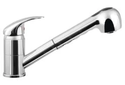 Aqualine Kasiopea - Mitigeur D’évier Avec Douchette Extractible, Chrome 1107-70