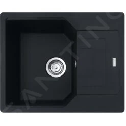 Franke Urban - Évier En Fragranite UBG 611-62, 620x500 Mm, Noir Mat 114.0637.592