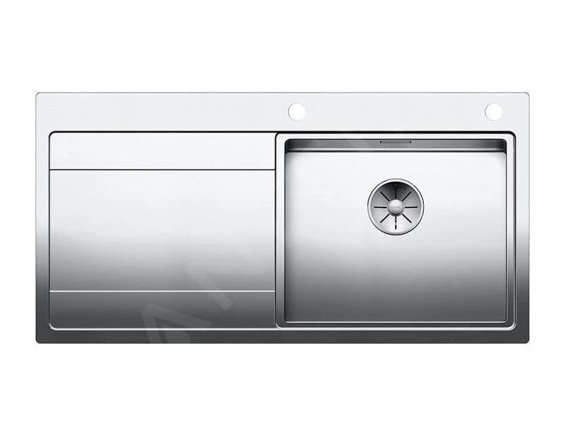 Blanco Divon II - Évier, 1000x510 Mm,avec égouttoir Et Commande Excentrique , Inox 521660 3 Blanco Divon II - Évier, 1000x510 Mm,avec égouttoir Et Commande Excentrique , Inox 521660
