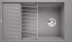 Blanco Elon XL 8 - Évier En Silgranite, 860x500 Mm, Avec Accessoires, InFino, Aluminium 524862