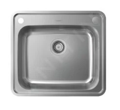 Hansgrohe Éviers - Évier Encastré S412-F500 Avec Garniture De Vidage Automatique, Inox 43336800