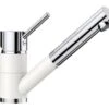 Blanco Antas S - Mitigeur D&apos;évier Avec Bec Extractible, Blanc/chrome 515350 -Cuisine Articles Magasin a7697ffde83eda699edc0f27