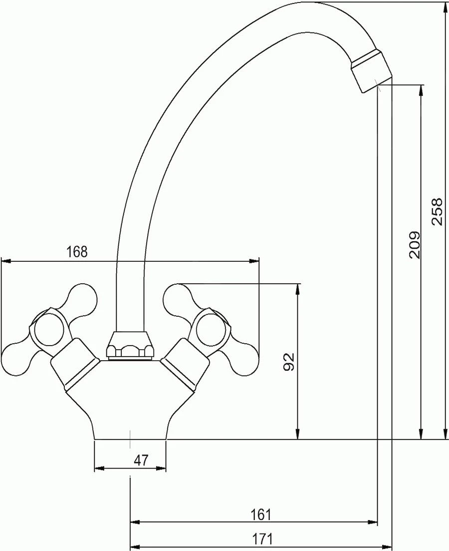 Novaservis Titania Retro II - Robinetterie D’évier, Chrome 99113,0 4 Novaservis Titania Retro II - Robinetterie D’évier, Chrome 99113,0 – Image 2