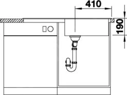 Blanco Sona XL 6 - Évier En Silgranit 1000x500 Mm, Noir 525977 -Cuisine Articles Magasin aba836f46fed51ffd427a6e6