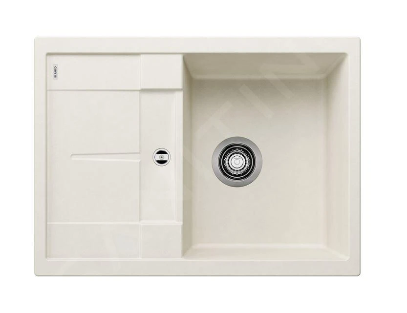 Blanco Metra 45 - Évier En Silgranit, 680x500 Mm, Blanc Doux 527103 3 Blanco Metra 45 - Évier En Silgranit, 680x500 Mm, Blanc Doux 527103