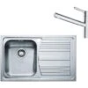 Franke Colonnes - Set N82, évier En Inox LLX 611/2 Et Mitigeur FC 3054.031, Inox / Chrome 101.0650.595 -Cuisine Articles Magasin ae6e6b9380dc7ea6017e6e9b