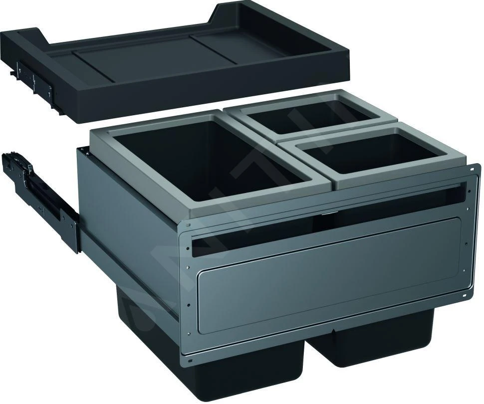 Franke Poubelle Tri Sélectif - Poubelle Encastrée FX 60 26-11-11 121.0557.763 3 Franke Poubelle Tri Sélectif - Poubelle Encastrée FX 60 26-11-11 121.0557.763