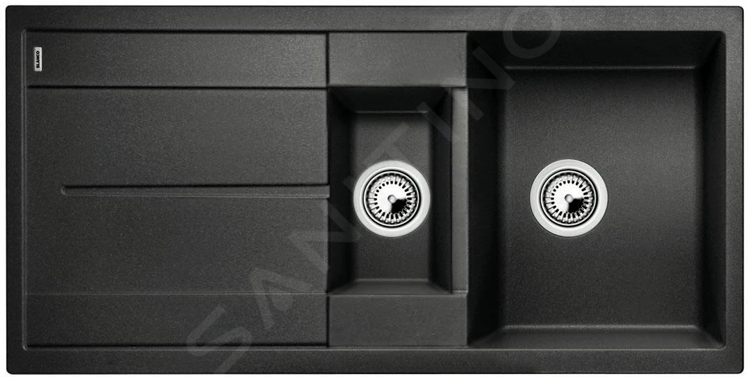 Blanco Metra 6 - Évier En Silgranit, 1000x500 Mm, Anthracite 513230 3 Blanco Metra 6 - Évier En Silgranit, 1000x500 Mm, Anthracite 513230