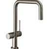 Hansgrohe M54 - Mitigeur D&apos;évier Talis U 220, Avec Vanne D&apos;arrêt, Aspect De L&apos;inox 72807800 -Cuisine Articles Magasin b0c1b330aff5abca5d66f765