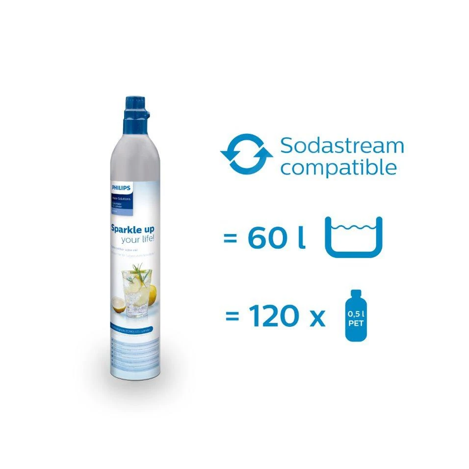 Philips GoZero - Machine à Soda Lite Avec Accessoires, Noir ADD4901BK/10 8 Philips GoZero - Machine à Soda Lite Avec Accessoires, Noir ADD4901BK/10 – Image 6