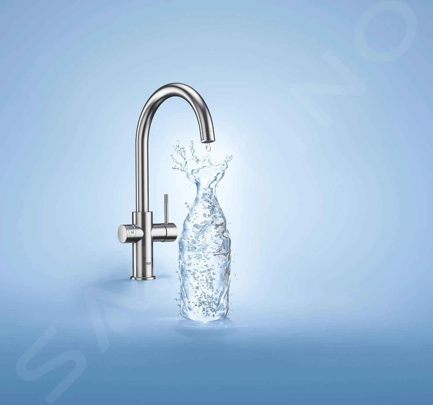 Grohe Blue Home - Mitigeur D’évier, Avec Unité Réfrigérante Et Filtration, Supersteel 31455DC1 10 Grohe Blue Home - Mitigeur D’évier, Avec Unité Réfrigérante Et Filtration, Supersteel 31455DC1 – Image 8