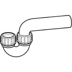 Geberit Accessoires - Siphon Pour éviers, Avec Raccord à Joint Américain, Entrée / Sortie Horizontale, D 40 Mm, D1 50 Mm 152.033.16.1 -Cuisine Articles Magasin b1e0fec50d10527a089b66d7 2
