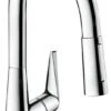 Hansgrohe Talis M51 - Mitigeur D&apos;évier M5116-H160 Avec Douchette Extractible, SBox, Chrome 73850000