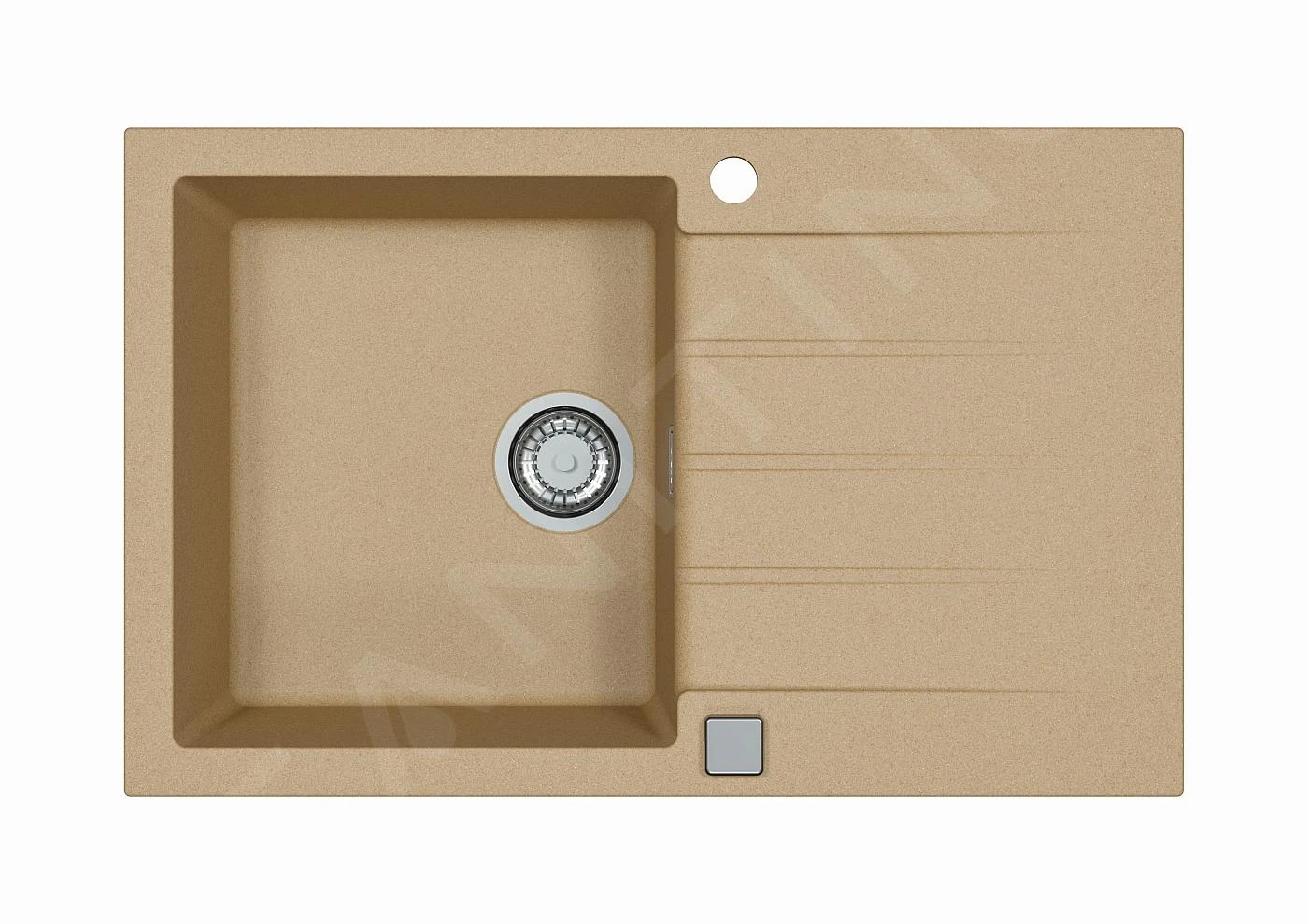 Alveus Cadit - Évier En Granit 790x500 Mm, Avec Commande De Vidage, Beige 1132024 3 Alveus Cadit - Évier En Granit 790x500 Mm, Avec Commande De Vidage, Beige 1132024