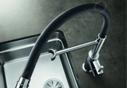 Blanco Catris S - Mitigeur D&apos;évier Avec Bras Flexible Et Douchette, Noir Mat 525793 -Cuisine Articles Magasin b2d0da074918239e87cfaab0