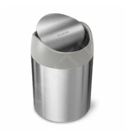 Simplehuman Poubelles - Mini Poubelle De Table, 1,5 L, Inox Brossé CW2084