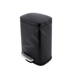 Nimco Poubelles - Poubelle, 5 L, Noir Mat KOS 8005-90