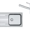 Franke Colonnes - Set N84, évier En Inox SRX 611-86 LB Et Mitigeur FC 3054.031, Inox / Chrome 101.0650.599 -Cuisine Articles Magasin b67a88c5562e158a4f5b6276