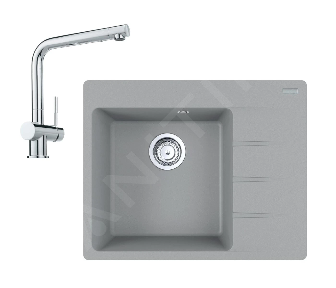 Franke Colonnes - Set G212, évier En Fragranit CNG 611-62 TL / 2 Et Mitigeur Samoa, Pierre Grise / Chrome 114.0650.743 3 Franke Colonnes - Set G212, évier En Fragranit CNG 611-62 TL / 2 Et Mitigeur Samoa, Pierre Grise / Chrome 114.0650.743
