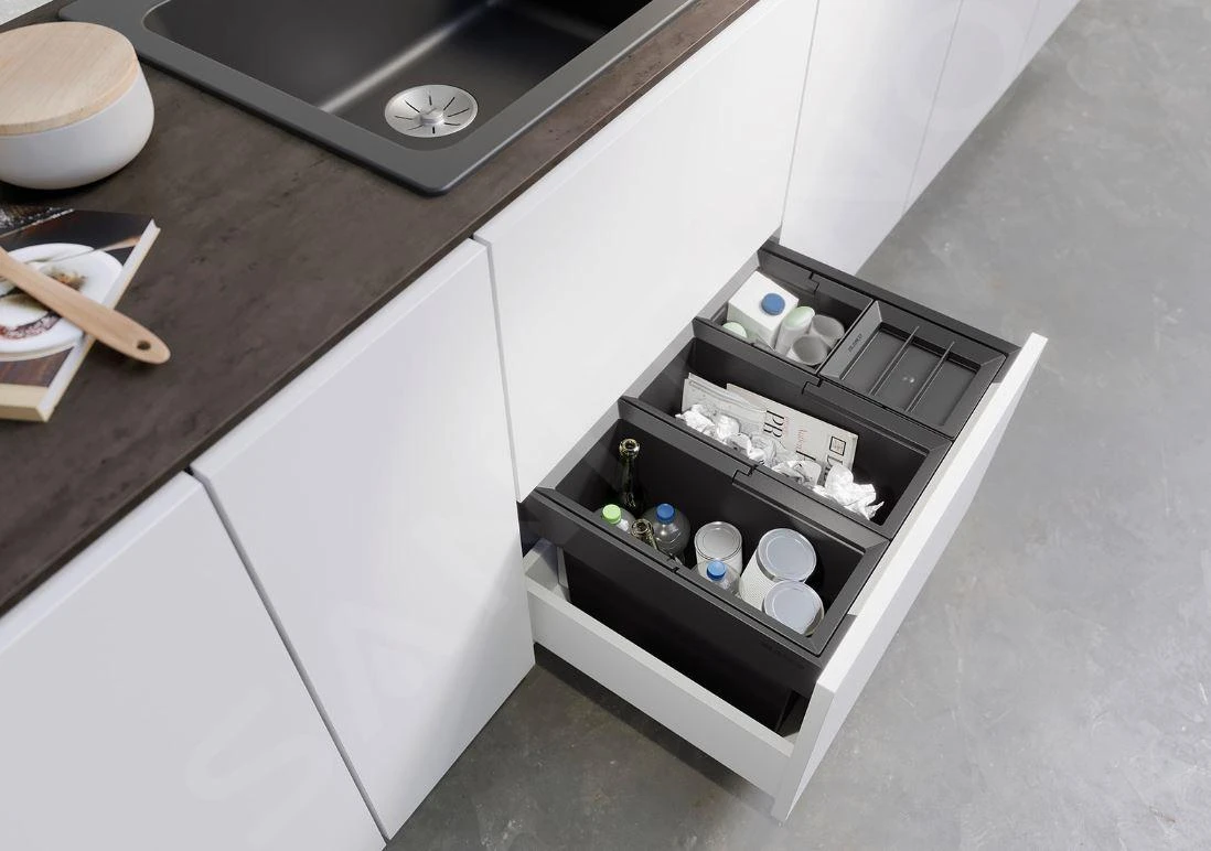 Blanco Flexon II - Poubelle Encastrable, Divisée, Volume 42 L 526644 5 Blanco Flexon II - Poubelle Encastrable, Divisée, Volume 42 L 526644 – Image 3