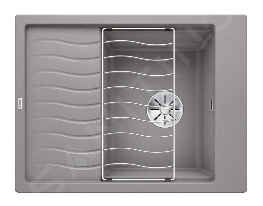 Blanco Elon 45 - Évier En Silgranit 650x500 Mm, Avec Accessoires, InFino, Aluminium 524826 3 Blanco Elon 45 - Évier En Silgranit 650x500 Mm, Avec Accessoires, InFino, Aluminium 524826