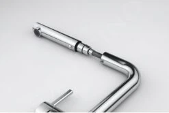 Franke Active New - Mitigeur D&apos;évier FN 6560.031, Montage Sous Fenêtre, Avec Douchette Extractible, Chrome 115.0653.391 -Cuisine Articles Magasin b99b06759dc36fe7692d129b