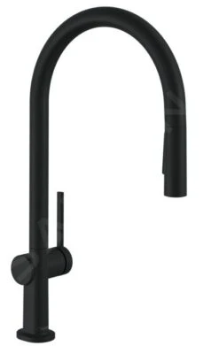 Hansgrohe M54 - Mitigeur D’évier Talis Avec Douchette Extractible, Noir Mat 72800670
