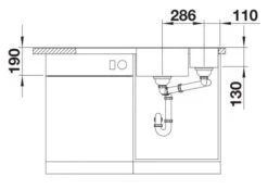 Blanco Axia III 6 - Évier En Silgranit 1000x510 Mm, Avec Commande De Vidage Et Accessoires, Noir 525848 -Cuisine Articles Magasin bc3e3ffc1ae95bcff95ba50d