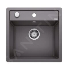 Blanco Dalago 5 - Évier En Silgranite, 505x500 Mm, Avec Commande De Vidage, Gris Rocher 518849