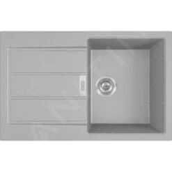 Franke Colonnes - Ensemble De Cuisine T105, évier En Tectonite S2D 611-78 Et Mitigeur FP 9000.084, Gris 143.0675.731 -Cuisine Articles Magasin be234dcc2dda213e969a7b7e 2