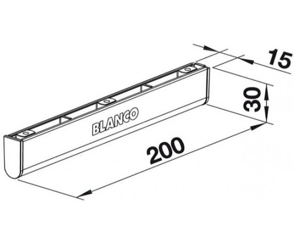 Blanco Accessoires - Réglette D’ouverture De Porte à Actionner Avec Le Pied Movex Pour Systèmes De Poubelle 519357 4 Blanco Accessoires - Réglette D’ouverture De Porte à Actionner Avec Le Pied Movex Pour Systèmes De Poubelle 519357 – Image 2