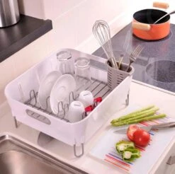 Simplehuman Accessoires De Cuisine - Égouttoir 370x326x172 Mm, Blanc KT1104 -Cuisine Articles Magasin c07ce8742bb0b227d14937c8