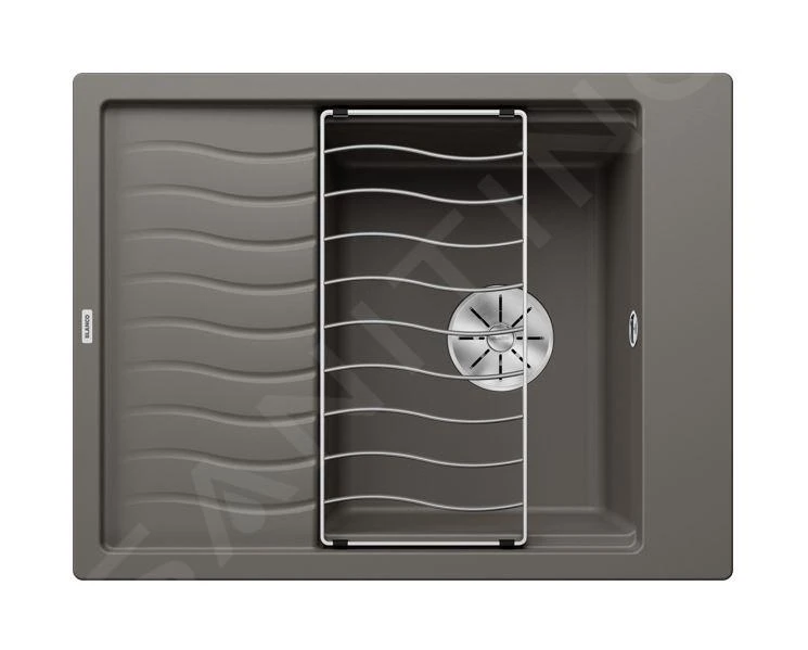 Blanco Elon 45 - Évier En Silgranit 650x500 Mm, Avec Accessoires, InFino, Gris 527250 3 Blanco Elon 45 - Évier En Silgranit 650x500 Mm, Avec Accessoires, InFino, Gris 527250