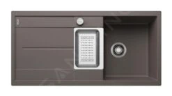 Blanco Metra 6 - Évier En Silgranit 1000x500 Mm, Avec Commande De Vidage Et Accessoires, Gris 527299