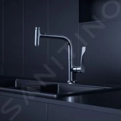 Axor Citterio - Mitigeur D’évier Avec Douchette Extractible, Chrome 39861000 -Cuisine Articles Magasin c62f25f1a8ba916fe471fdeb