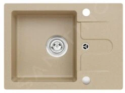 Alveus Cortina - Évier En Granit 580x420 Mm, Beige 1133437