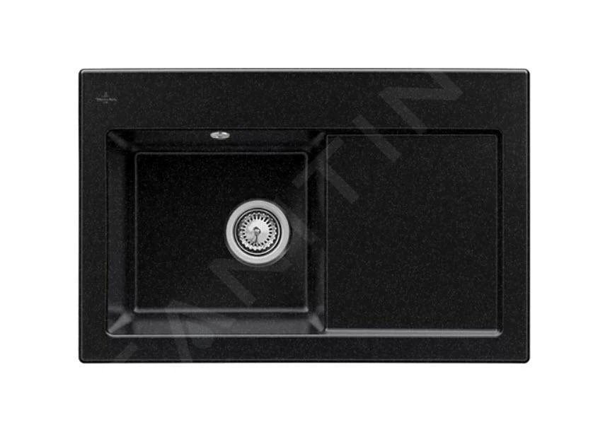 Villeroy & Boch Subway 45 - Évier En Céramique 78x51 Cm, CeramicPlus, Chromite 677201J0 3 Villeroy & Boch Subway 45 - Évier En Céramique 78x51 Cm, CeramicPlus, Chromite 677201J0